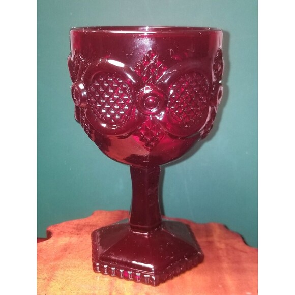 Avon 1876 Cape Cod Ruby Red Collection Goblet / Altar Chalice 120z - Picture 2 of 3